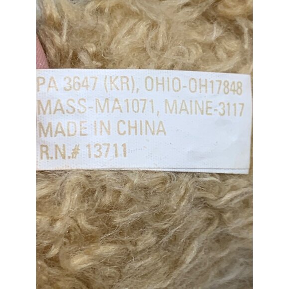 Vintage Plush Beary Theodor Teddy Festive Knit Sweater Hat 8" Polyester Soft - Picture 5 of 14